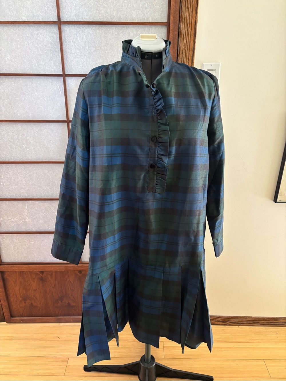 Like New Tuckernuck Black Watch Plaid Tate Dress USL/XL
